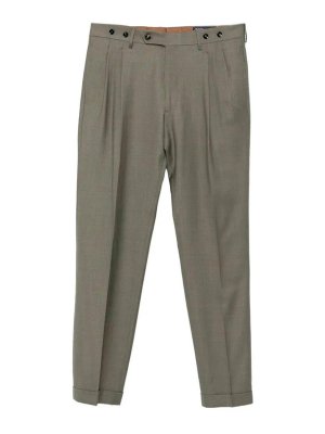 BERWICH: Pantalones casual - Pantalón Casual - Verde
