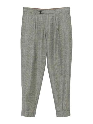 BERWICH: Pantalones casual - Pantalón Casual - Verde