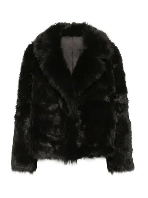 Blancha: Fourrure - Manteau En Fourrure - Marron Foncé