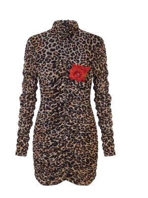 BLUMARINE: Robes courtes - Robe Courte - Marron