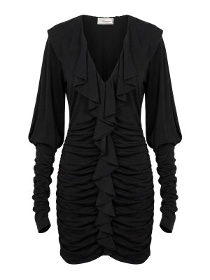 BLUMARINE: ショートドレス - ショートドレス - 黒
