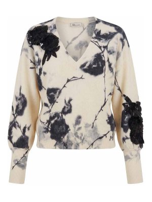 BLUMARINE: crew necks - Round Neck Sweater