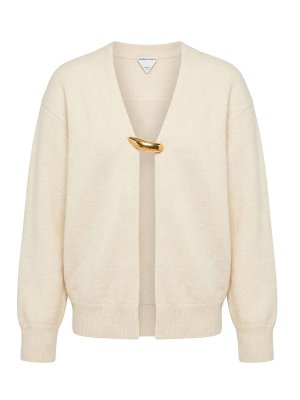 BOTTEGA VENETA: カーディガン - カーディガン - オレンジ