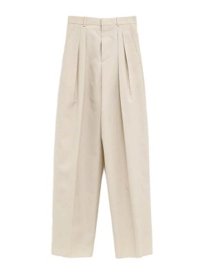 BOTTEGA VENETA: カジュアルトラウザー - カジュアルパンツ - ブルー