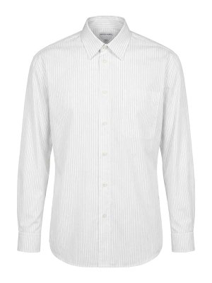 BOTTEGA VENETA: shirts - Pinstripe Poplin Shirt