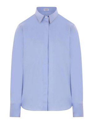 BRUNELLO CUCINELLI: シャツ - シャツ - ライトブルー
