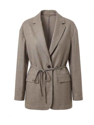 BRUNELLO CUCINELLI: Blazer - Blazer - Beige