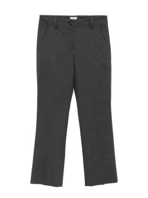 BRUNELLO CUCINELLI: casual trousers - Kickflare Cigarette Trousers