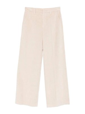 BRUNELLO CUCINELLI: カジュアルトラウザー - カジュアルパンツ - 白