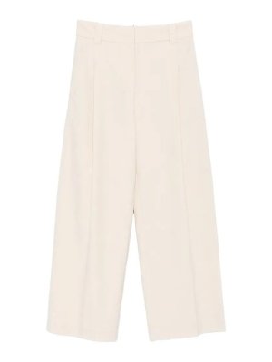 BRUNELLO CUCINELLI: カジュアルトラウザー - カジュアルパンツ - 白
