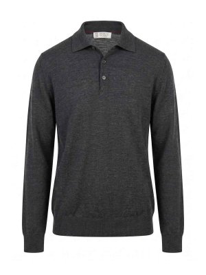 BRUNELLO CUCINELLI: Polos  - Polo - Noir
