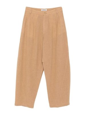 DARKPARK: casual trousers - Phebe Cashmere Wool Wide-Leg Pants