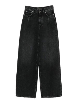 DOLCE & GABBANA: Jeans Rectos - Vaqueros Rectos - Negro