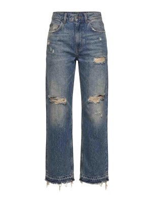 DOLCE & GABBANA: casual trousers - 5-Pocket Denim Trousers