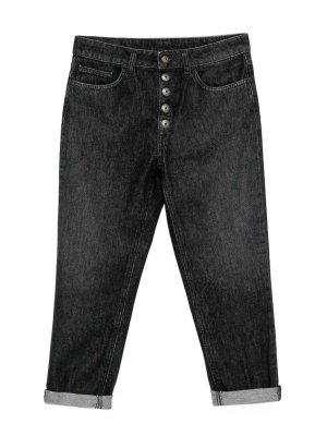 DONDUP: Jeans Rectos - Vaqueros Rectos - Negro