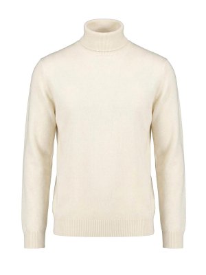 DRUMOHR: Rollkragenpullover  und Polo-Ausschnitt - Rollkragenpullover - Weiß