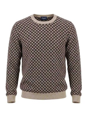 DRUMOHR: Pull col rond - Pull Col Rond - Marron Foncé