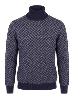 DRUMOHR: Rollkragenpullover  und Polo-Ausschnitt - Rollkragenpullover - Grau