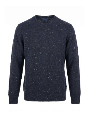 DRUMOHR: Pull col rond - Pull Col Rond - Bleu