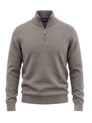 DRUMOHR: Rollkragenpullover  und Polo-Ausschnitt - Rollkragenpullover - Taupe