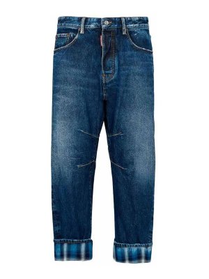 DSQUARED2: jeans dritti, a sigaretta - Jeans a 5 tasche
