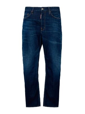 DSQUARED2: jeans dritti, a sigaretta - Jeans a 5 tasche