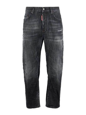 DSQUARED2: jeans dritti, a sigaretta - Jeans a 5 tasche