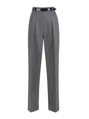 ELISABETTA FRANCHI: Pantalons casual - Pantalons Décontractés - Gris