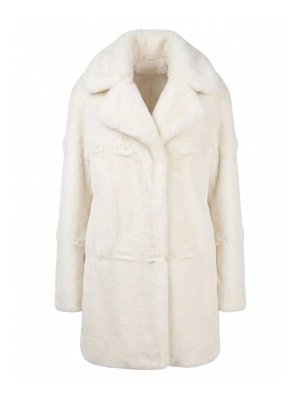 ERMANNO SCERVINO: Manteaux au genou - Manteau Au Genou - Blanc