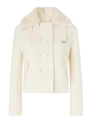 ERMANNO SCERVINO: Manteaux au genou - Manteau Au Genou - Blanc