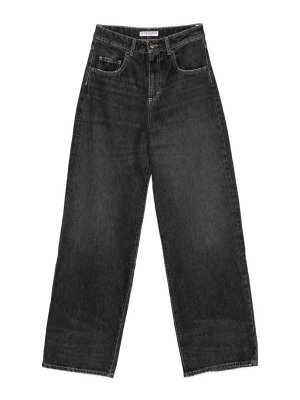 ICON DENIM: ストレートジーンズ - ストレートジーンズ - 黒