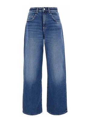 ICON DENIM: ストレートジーンズ - ストレートジーンズ - ブルー