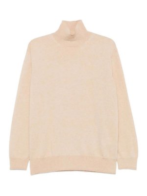 MALO: Col roulé & Col polo - Pull Col Roulé - Beige
