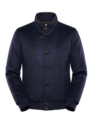 MOORER: Chaquetas Bomber - Chaqueta Bomber - Azul Oscuro