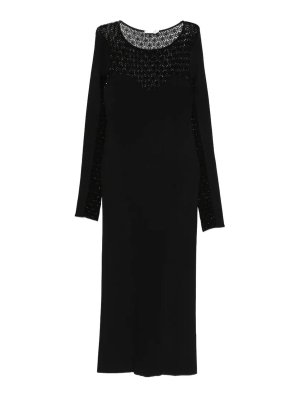 PATRIZIA PEPE: ニーレングスドレス - 膝丈ドレス - 黒
