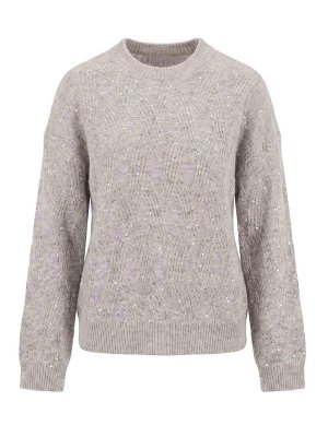 PESERICO: maglia collo rotondo - Maglione con motivo a rombi
