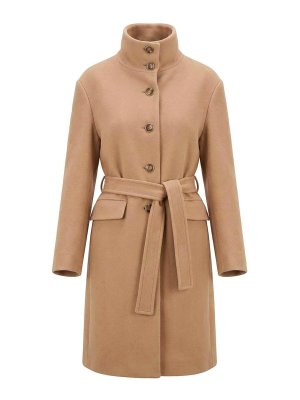 Pinko: Manteaux au genou - Manteau Au Genou - Beige
