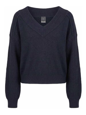 Pinko: Pull col rond - Pull Col Rond - Bleu