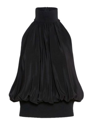 SPORTMAX: Tops y camisetas sin mangas - Top - Negro