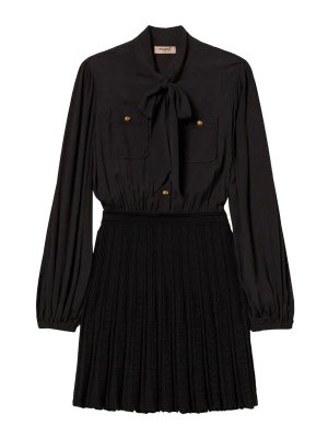 TWINSET: knee length dresses - Knit Skirt Dress