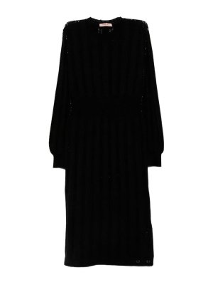 TWINSET: ニーレングスドレス - 膝丈ドレス - 黒