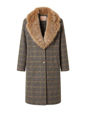 TWINSET: Fourrure - Manteau En Fourrure - Multicolore