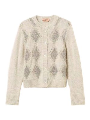 TWINSET: Cárdigans - Cárdigan - Gris