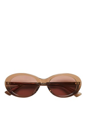 BOTTEGA VENETA: sunglasses - Classic Oval Sunglasses