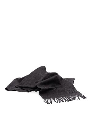 Max Mara: Stoles & Shawls - Cashmere Stole With Monogram Embroidery