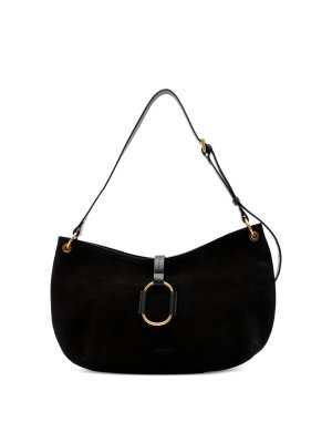 TWINSET: shoulder bags - Suede Hobo Bag