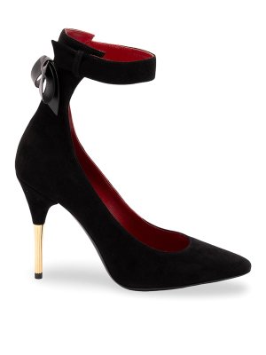 VALENTINO GARAVANI: court shoes - Fatale Suede Pumps 105Mm