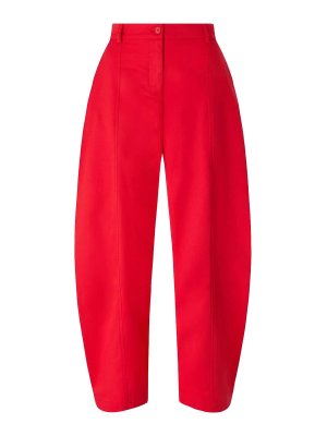 Pinko: Pantalons casual - Pantalons Décontractés - Rouge