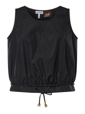 LOEWE: Top e canotte - Top corto in cotone