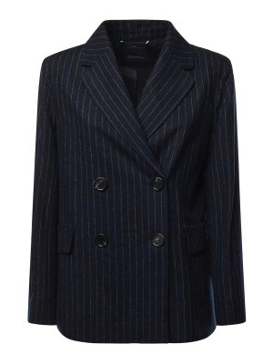 S MAX MARA: Blazer - Blazer - Azul
